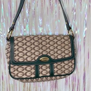 Vintage green guess mini bag